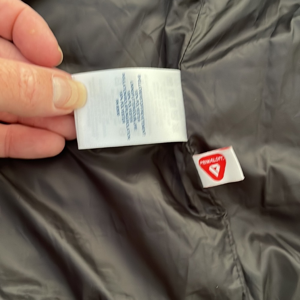 Lands End grey puffer jacket - Picture 11 of 12